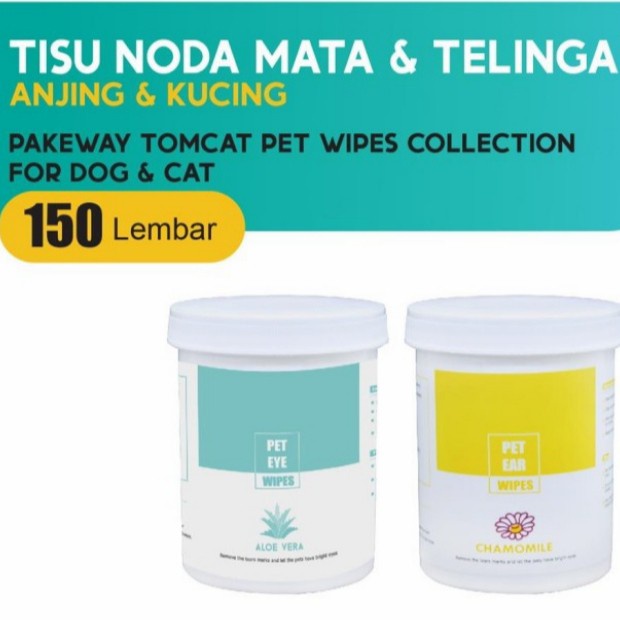 1 BOX pet Tissue Mata Hewan peliharaan 130 PCS SET