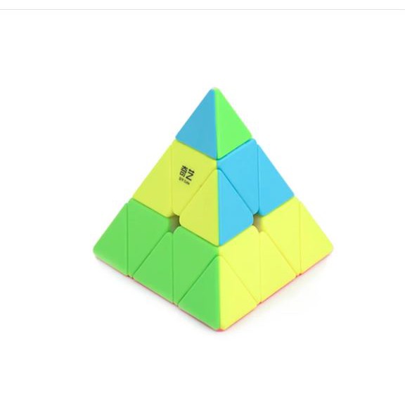 Rubik Pyraminx Stickerless Qiyi Qiming A - Rubik Piramida Qiyi