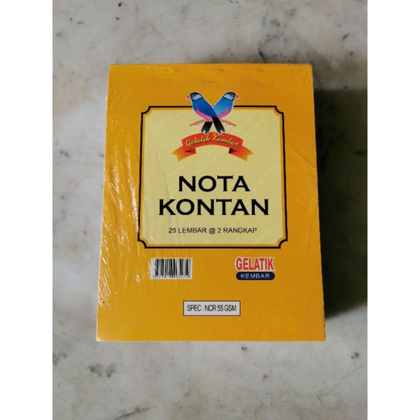 

nota ncr 2 ply besar