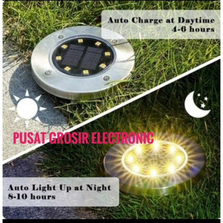 LAMPU LED TANAM  TAMAN TANGGA ENERGY SOLAR