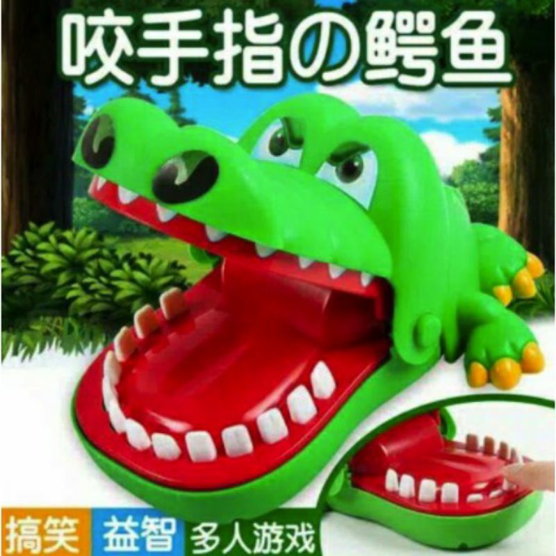Mainan Buaya Gigit Jari | Crocodile Densits Game