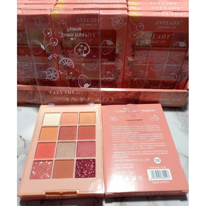 PROMO EYESHADOW ANYLADY SWEET FRUIT | PEACH NO. 721B | 782