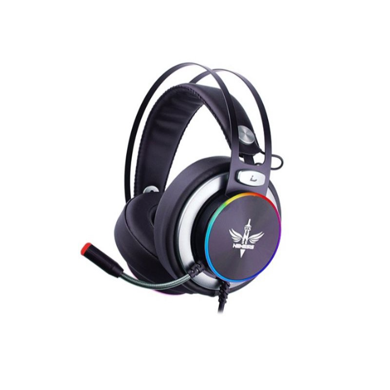 headset gaming nyk Hs-E8 zeus Rgb nemesis original