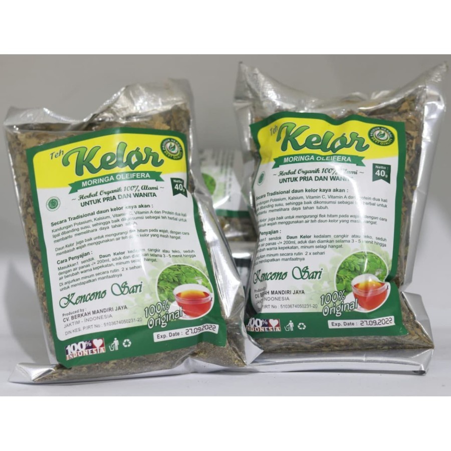 

Teh seduh Kelor kencono sari / teh original 100% Asli / Original 40 gr