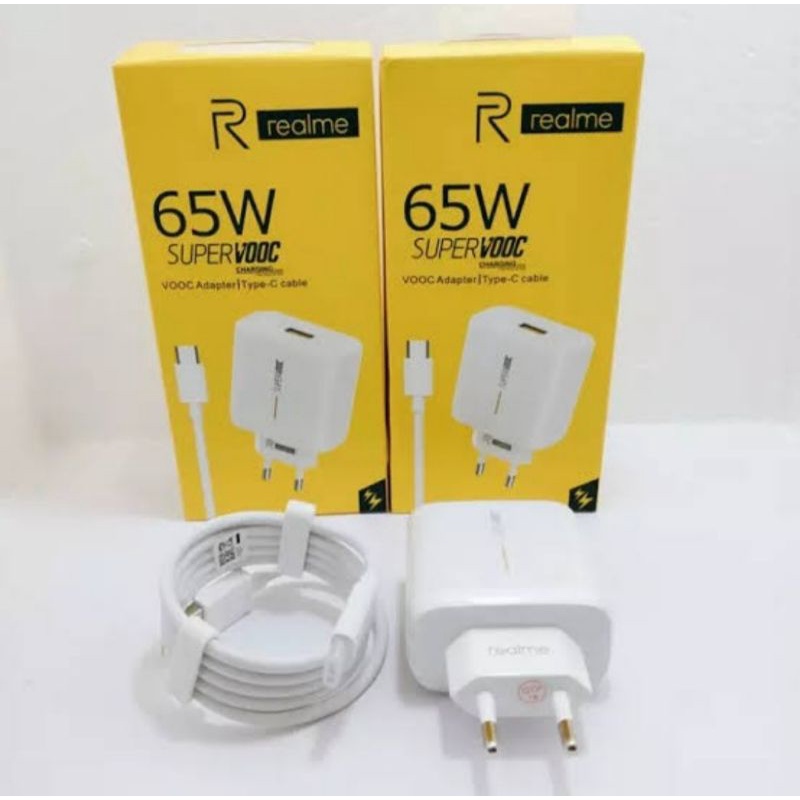 Charger Casan Cas Tc Charging Realme Super VOOC ori 100 % Type C