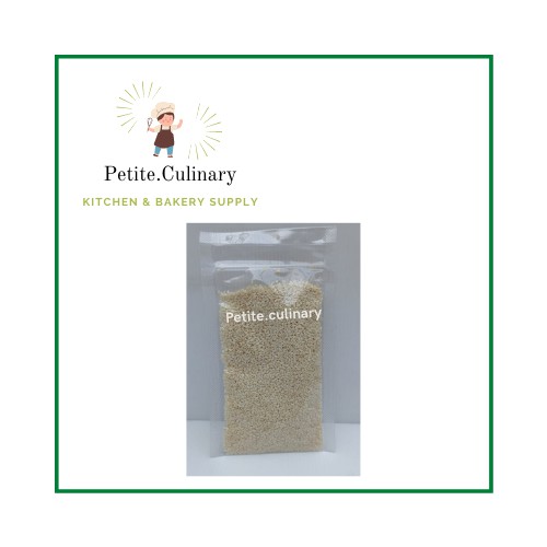 

Petite BIJI WIJEN PUTIH 100 GR WHITE SESAME SEED IMPORT HALAL PREMIUM