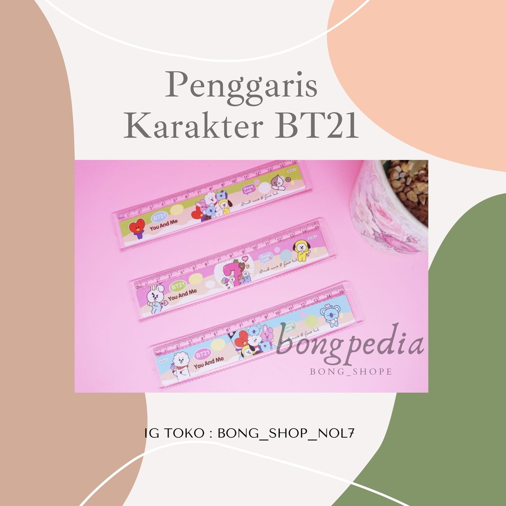 

Pengaris BT21|Penggaris 15 cm BT21|Penggaris 15 cm Lucu