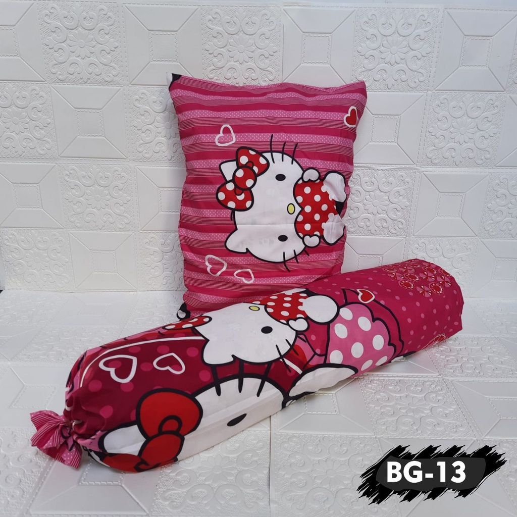 TERMURAH SARUNG BANTAL DAN SARUNG GULING (2 in 1) KARAKTER / 1 SARUNG BANTAL DAN 1 SARUNG GULING