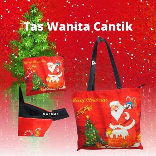 

HADIAH NATAL TAS CHRISTMAS GIFT GOODIE BAG SOUVENIR FASHION WANITA TERBARU