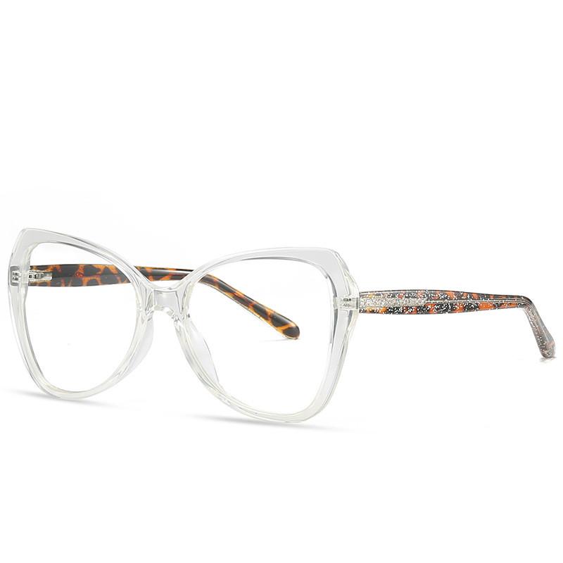 【YUZHU】COD New Fashion Oversized Frame Anti-blue Light TR90 Kacamata Bingkai CP Spring Pin Kacamata