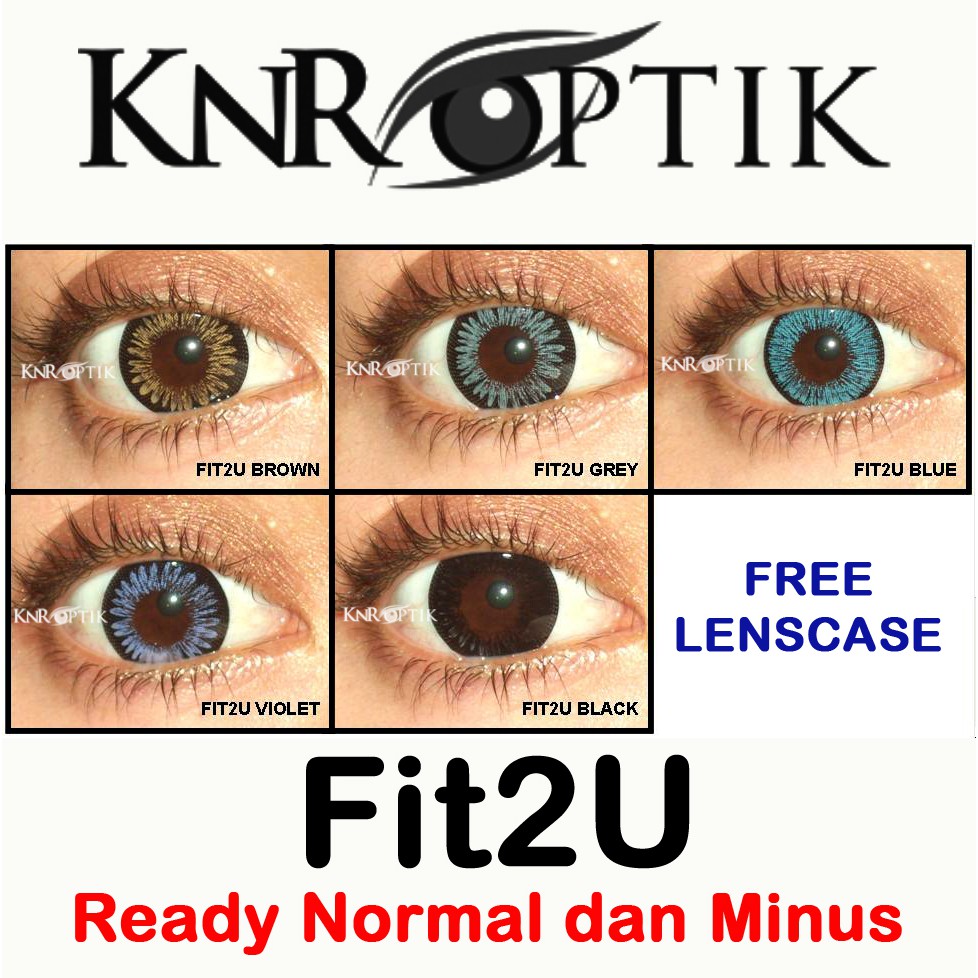 Soflens FIT2U Normal dan Softlens Minus