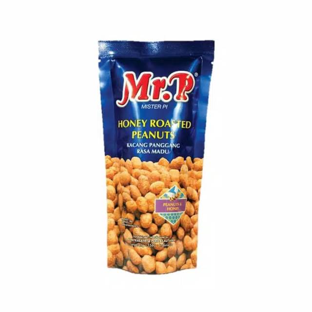 Mr.P kacang panggang 80 gram all varian