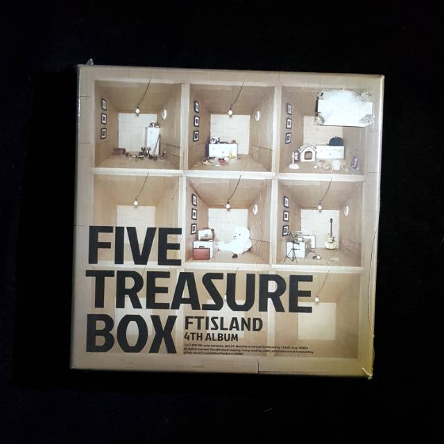 ALBUM FT ISLAND - FIVE TREASURE BOX (SEALED)