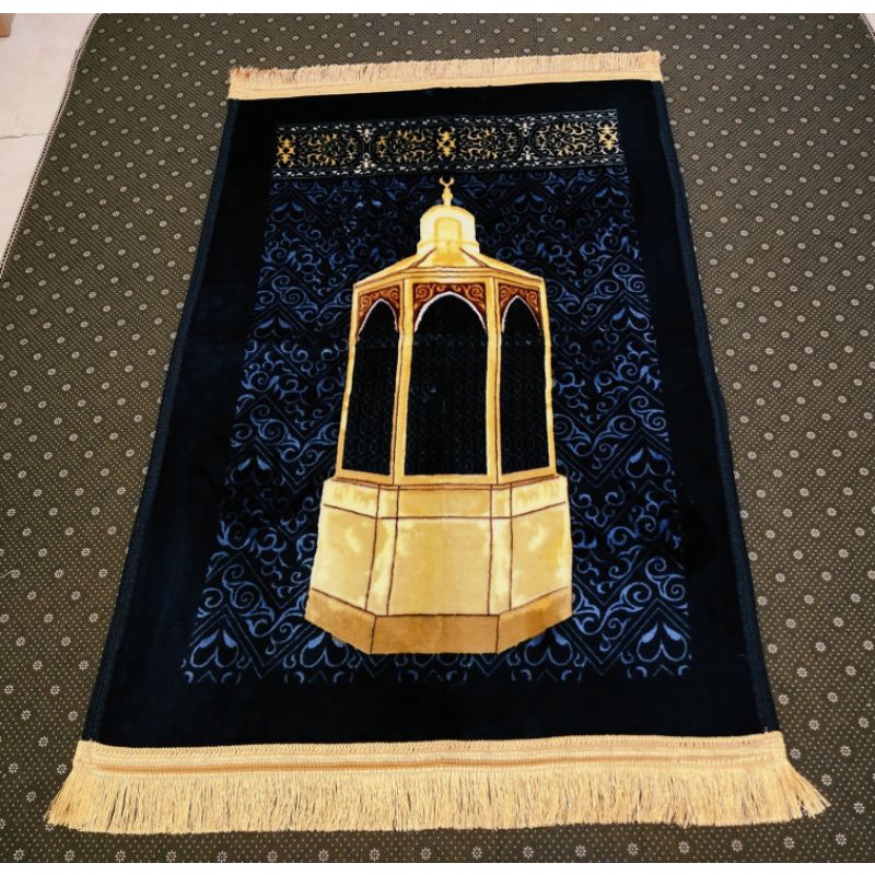 Sajadah Turki Sajadah Tebal Empuk Kiswah Sajadah Busa Turki Premium rumbai Sajadah Turki Tebal Sajad