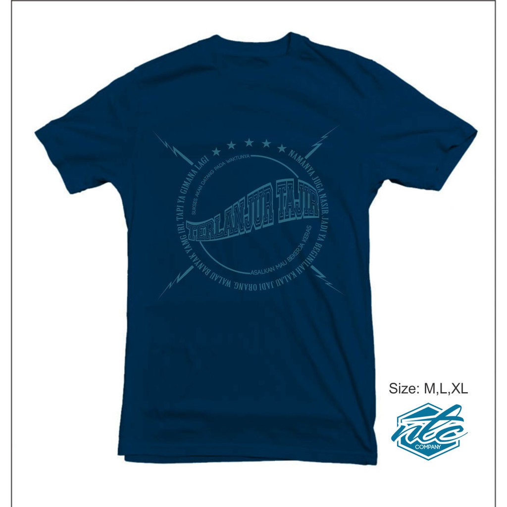 Kaos Typography Kata Kata Lucu Single Shopee Indonesia