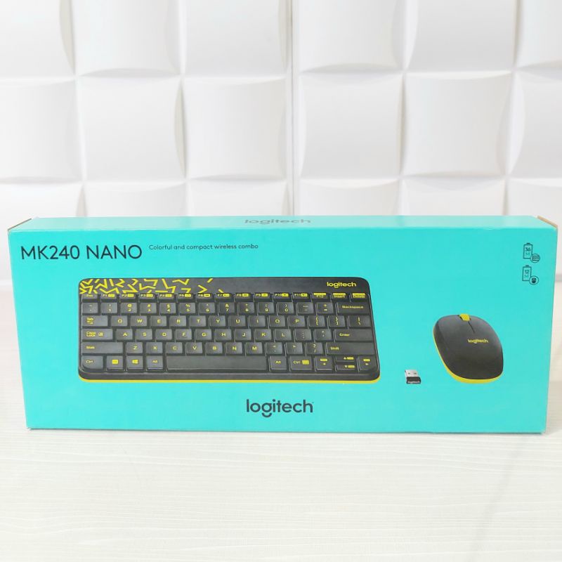 Logitech MK240 NANO Wireless Keyboard and Mouse combo