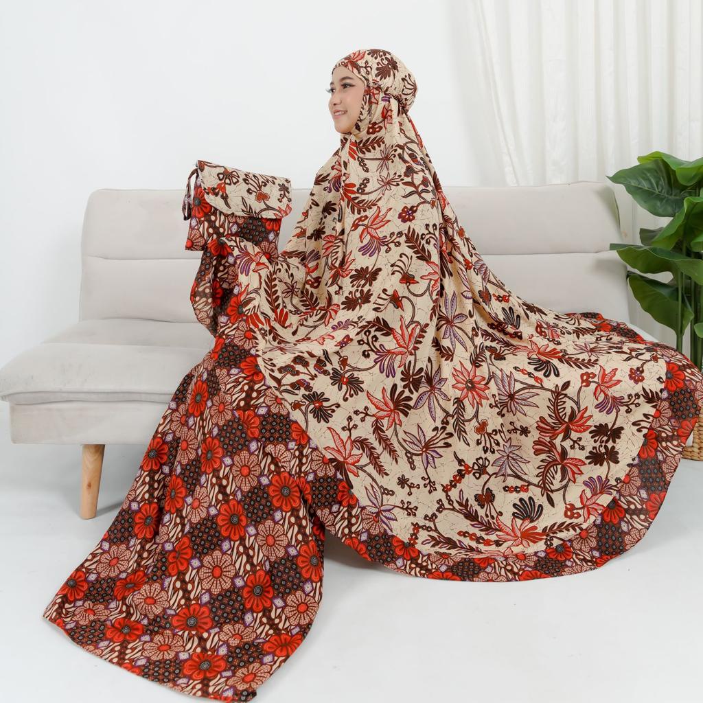 MUKENA BALI BATIK BAHAN RAYON TERBARU