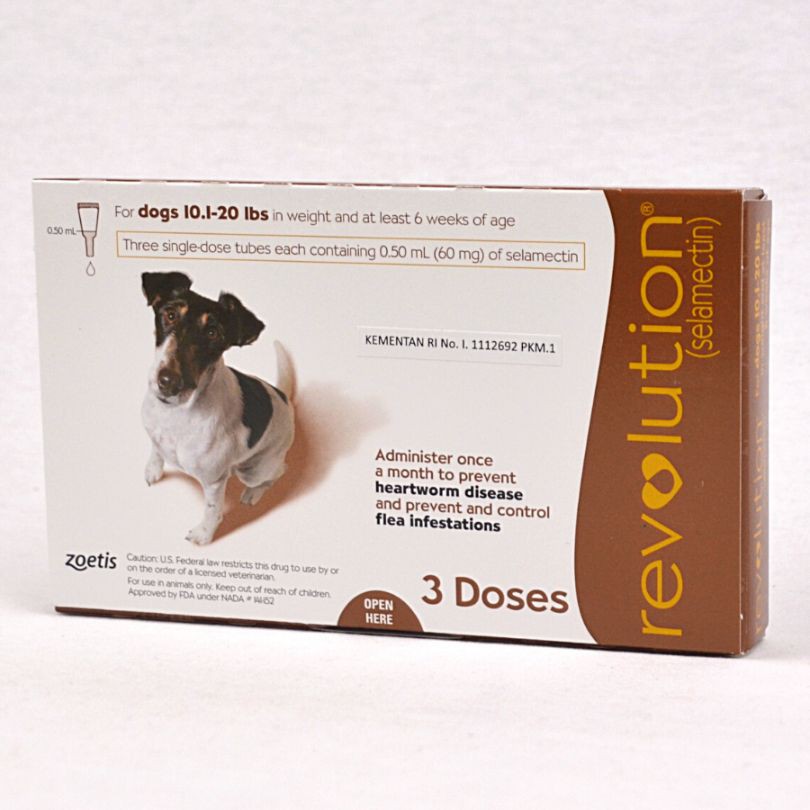 

REVOLUTION Obat Kutu Anjing BROWN 0,50ml 1pcs