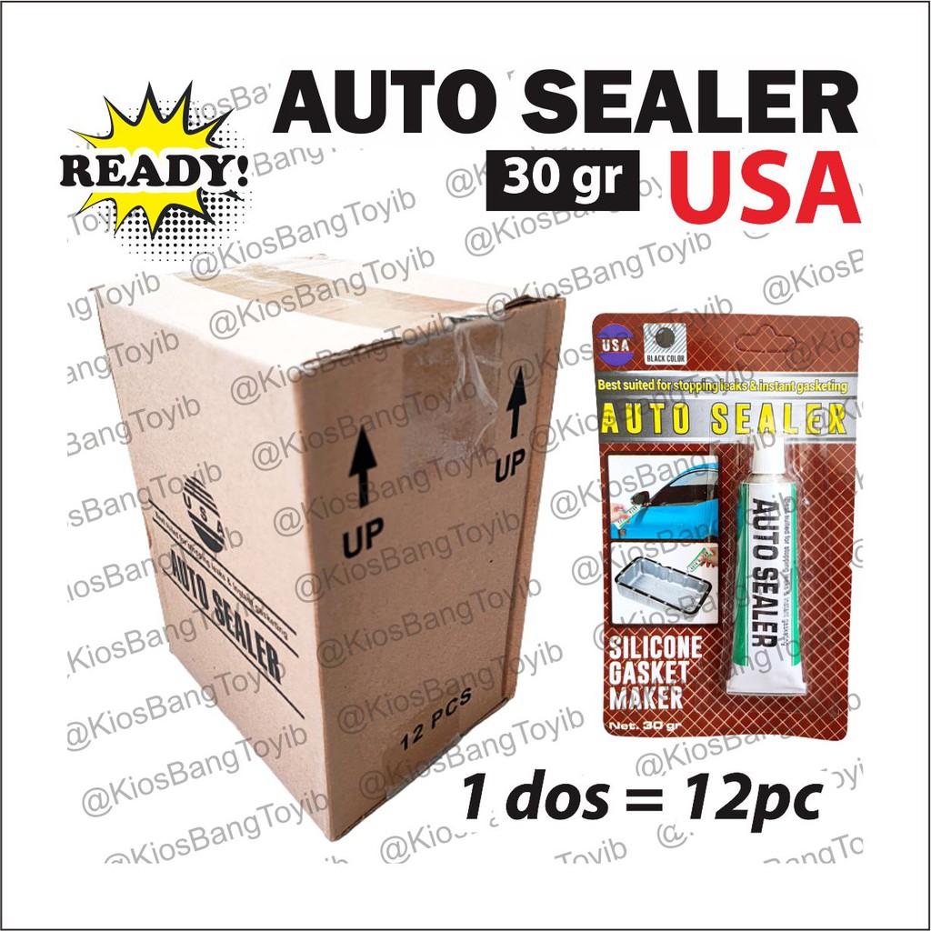 Lem Gasket Silikon Motor Mobil Kaca Sealer Sealent Silicone USA Auto Sealer 30gr Serbaguna