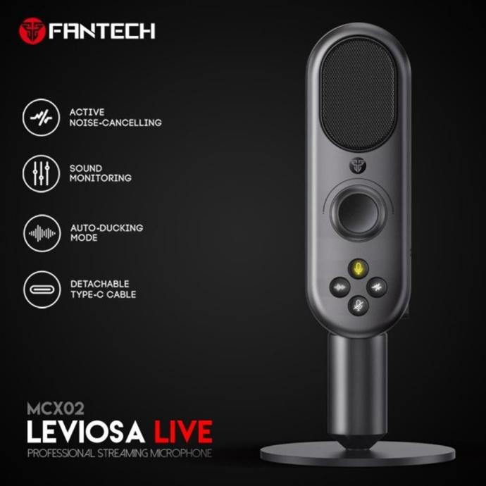 Fantech LEVIOSA LIVE MCX02 Dynamic Microphone USB for PC/HP/Laptop