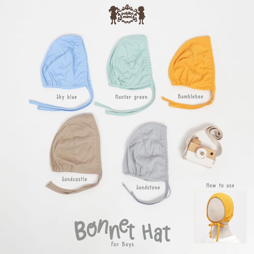 PETITE MIMI BONNET HAT / BABY NAP CAP/ TOPI BAYI/ TOPI