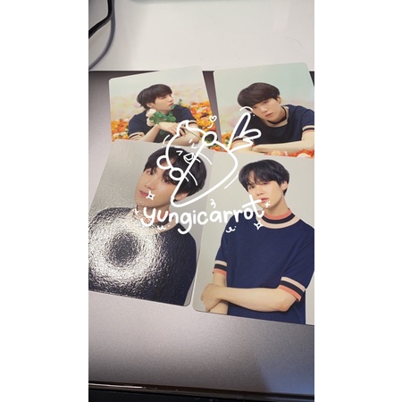 MINI PHOTOCARD MPC YOONGI SUGA LYS LOVE YOURSELF JAPAN