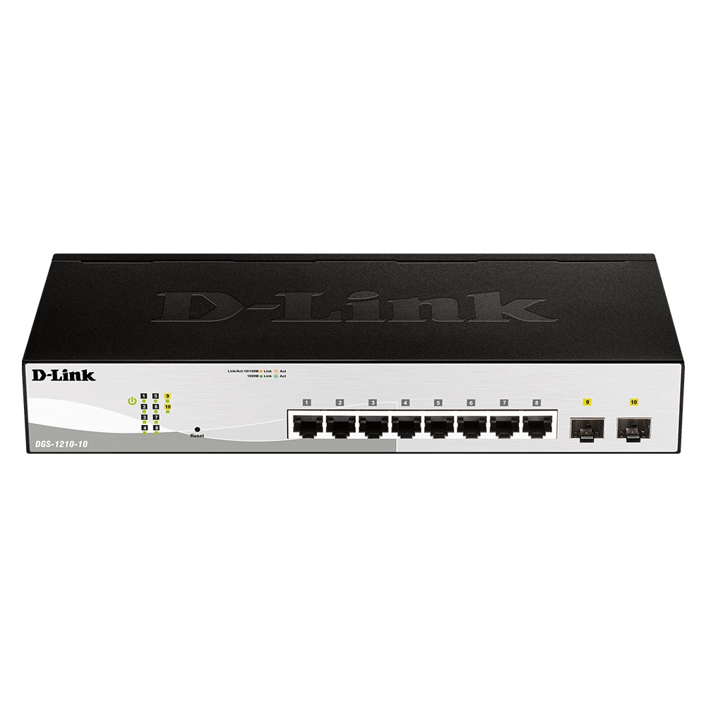Switch D-Link DGS-1210-10 10Port Gigabit Managed- HUB DLink DGS1210 10