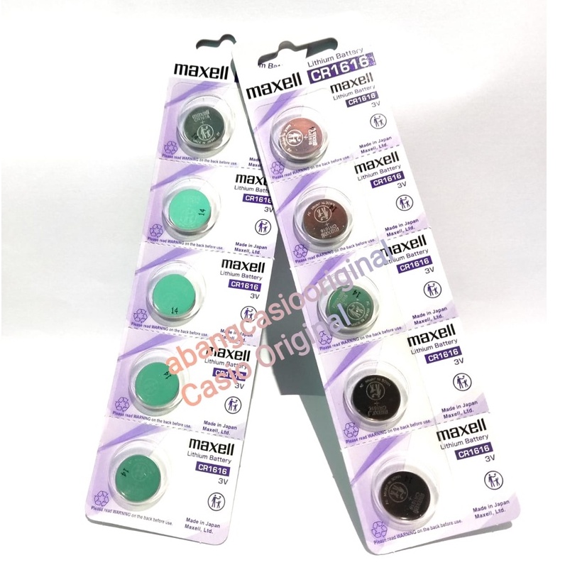 Baterai 1616  MURATA 1616 Maxel CR1616 CR 1616 Original