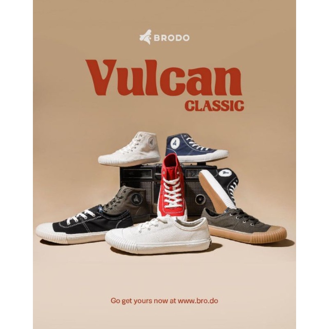 (TERMURAH) Sepatu Brodo HI Vulcan (ALL VARIAN)