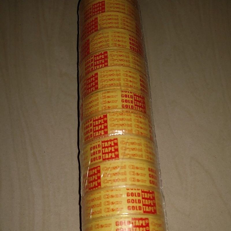 

isolasi solasi selotip kecil gold tape crystal clear bening satuan NACHI TAPE