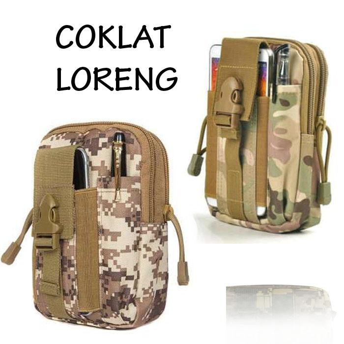 Trend-Tas Pinggang Dompet Hp Cowok Pria 1188 KUAT