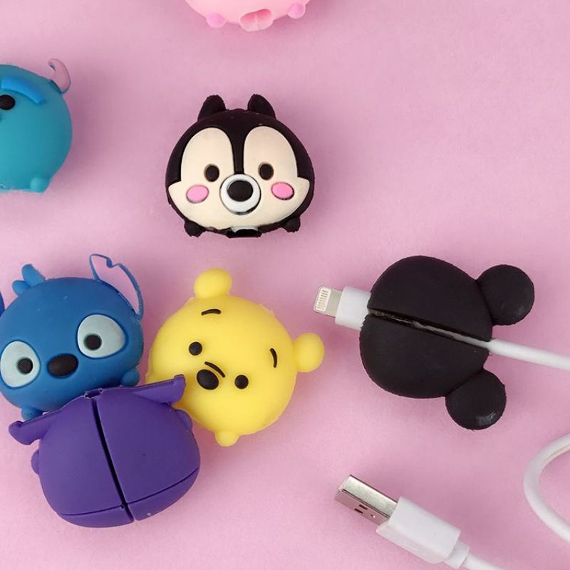 Cable bite tsum tsum/pelindung kabel hp anak/pelindung ujung kabel