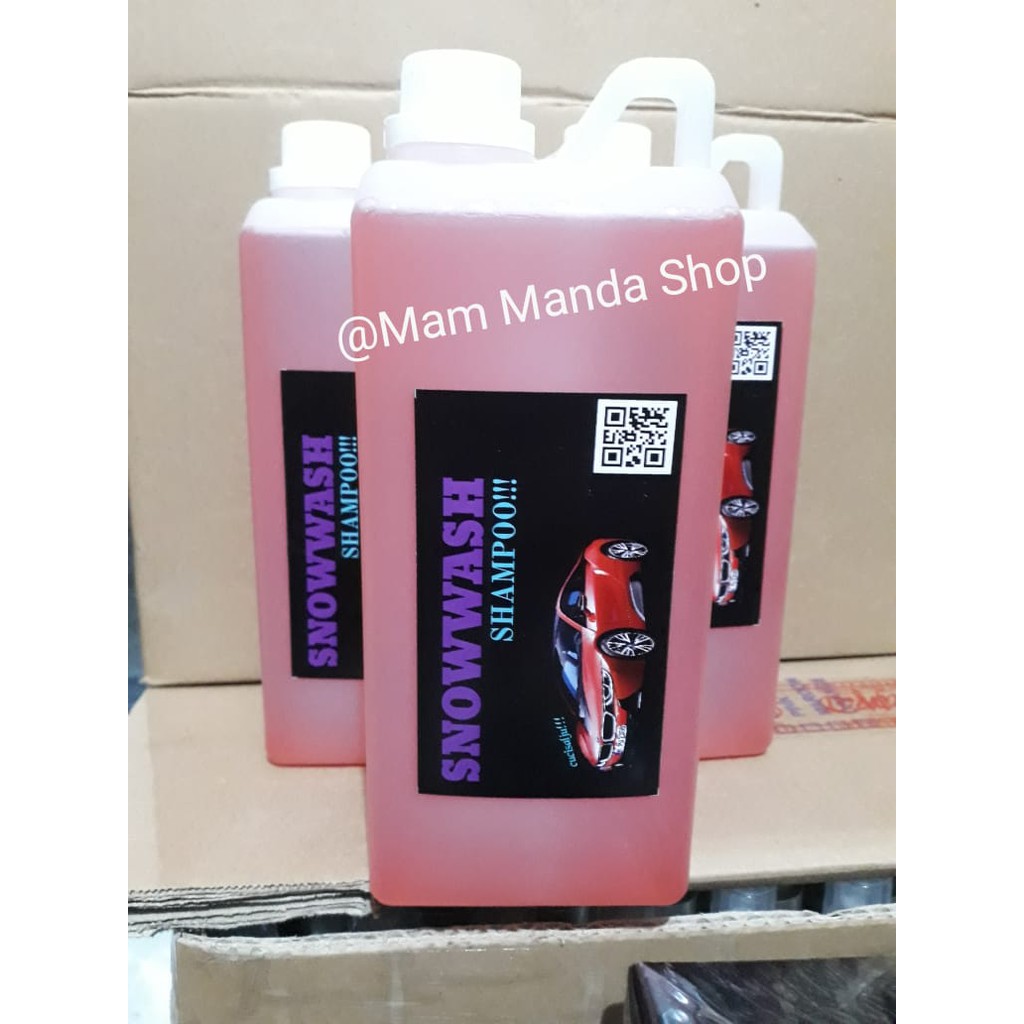 Snowwash 1 liter / shampo Mobil / Shampo Motor / Steam Salju