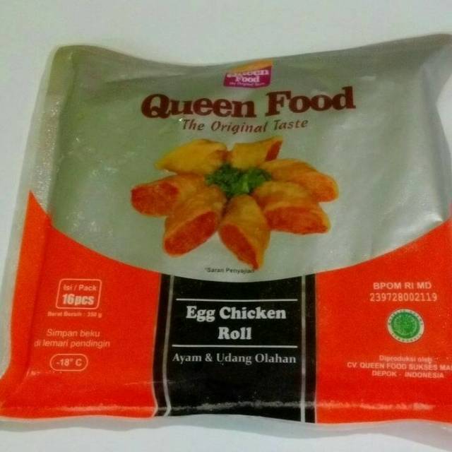 

EGG CHICKEN ROLL QUEEN FOOD