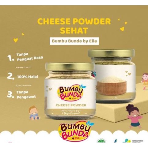 Bumbu Bunda Elia - Cheese Powder MPASI / Bubuk Keju MPASI / BB Booster MPASI