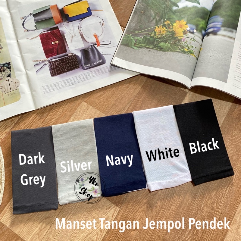 MANSET TANGAN JEMPOL PENDEK BAHAN KAOS PE