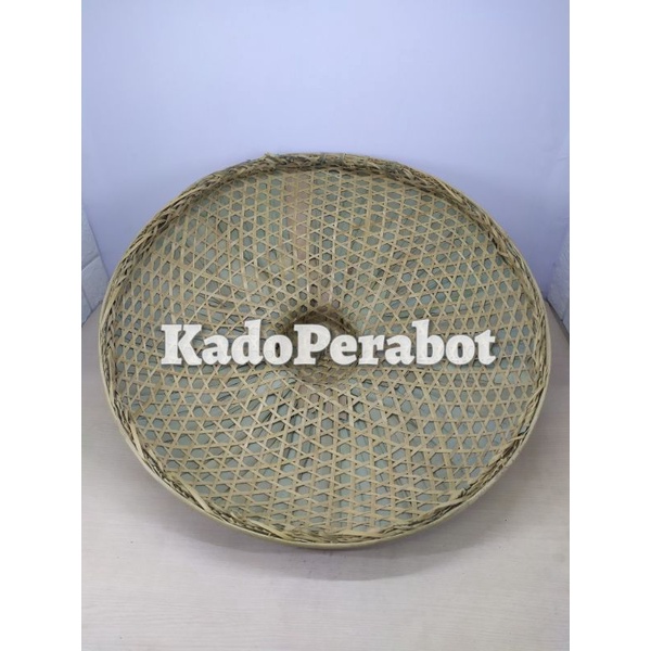 topi caping bambu jumbo - topi caping petani - tudung petani jumbo