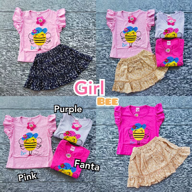 COD Setelan Shen Kids usia 3-12 bulan baju anak perempuan / girl / cewek / kado murah lucu