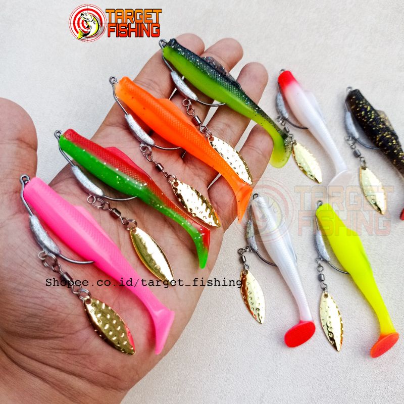 Soft Lure ZMAN Replika Plus Wormhook Blade 10gr  - Umpan Casting Gabus Haruan Softlure Kerandang