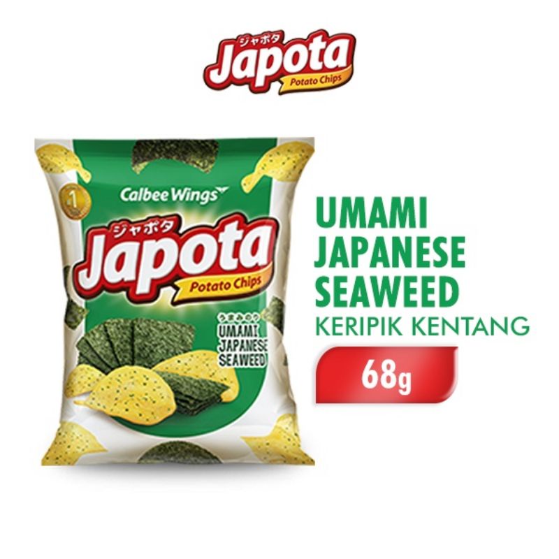 

JAPOTA Keripik Kentang Umami Japanese Seaweed 68GR