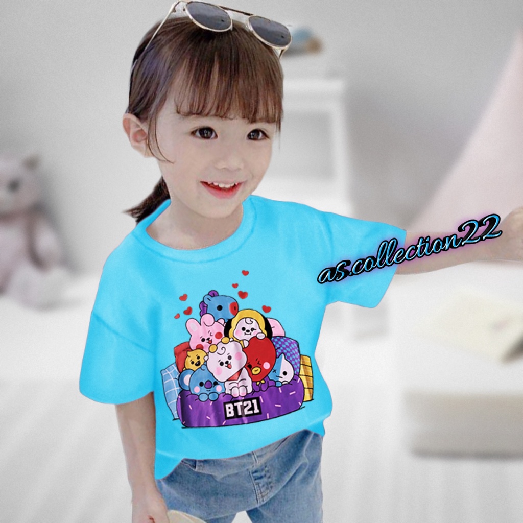 KAOS Anak perempuan BTS//USIA 1-12 TAHUN