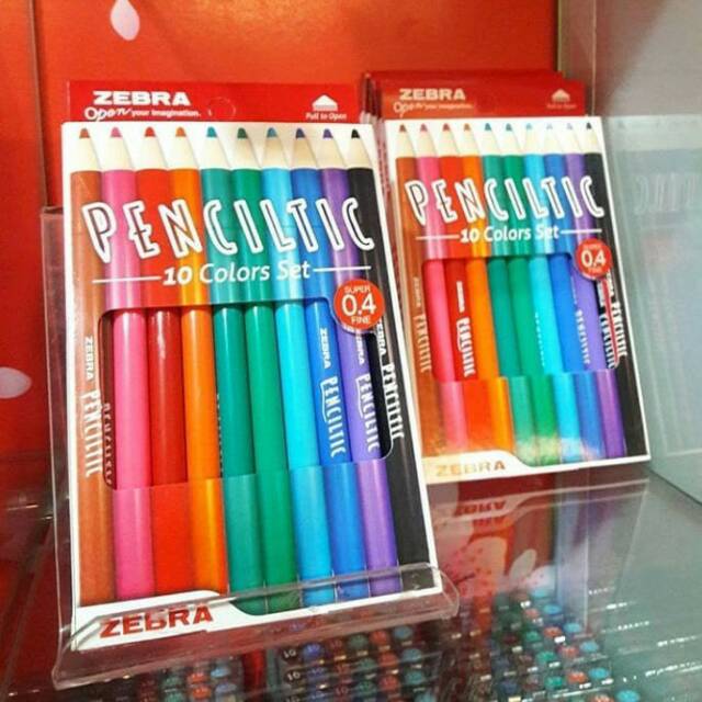 

BALLPOINT WARNA / BOLPEN WARNA / PENCILTIC 10 COLORS SET