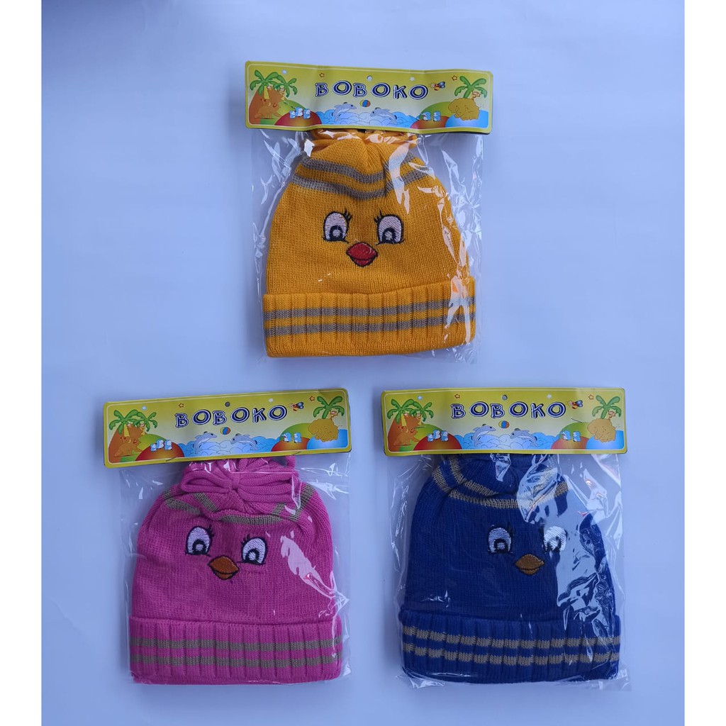 Boboko ~ 1 Pcs Topi Rajut Besar Bayi ( Utk 6 - 24 Bln ) Halus, Nyaman untuk Bayi Bisa COD ~ Sahabi.