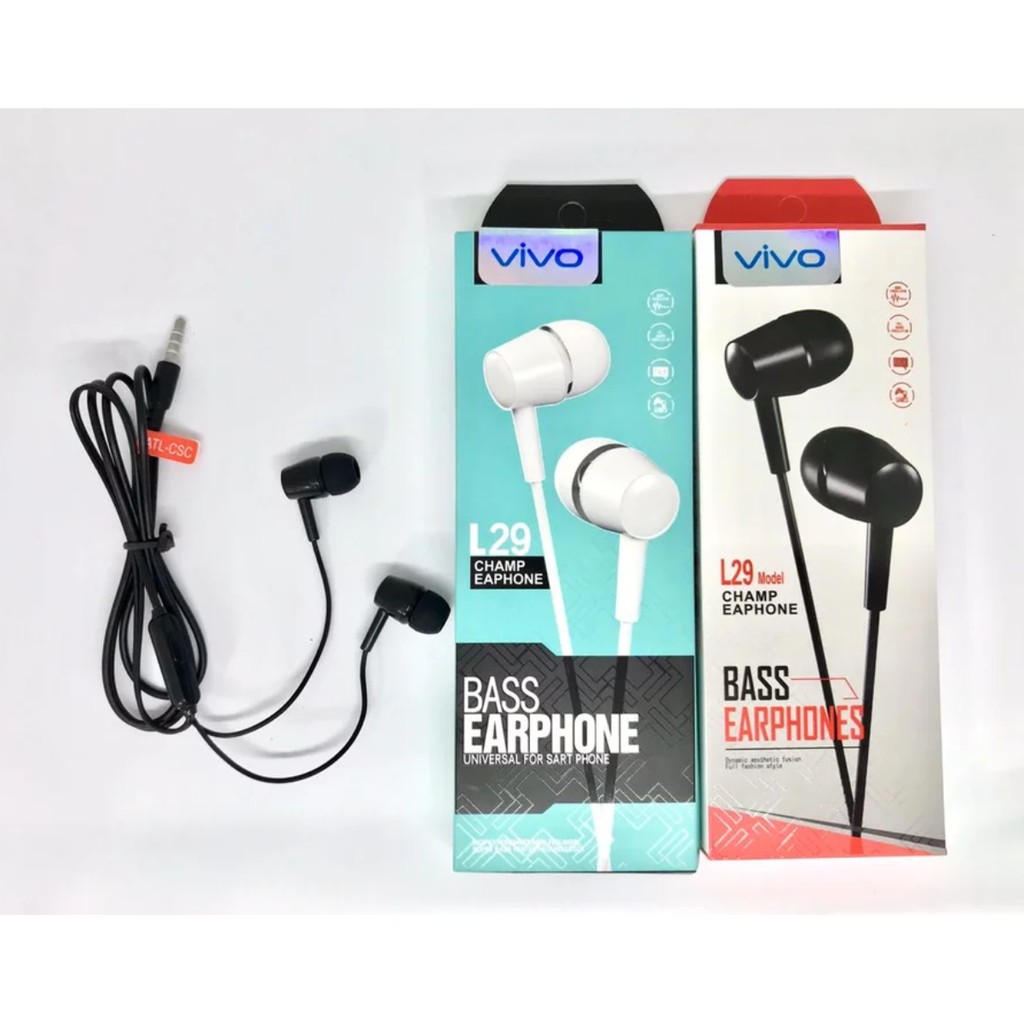 EARPHONES  VIBOX OPPO L29 CHAMP EARPHONE MEGA BASS UNIVERSAL