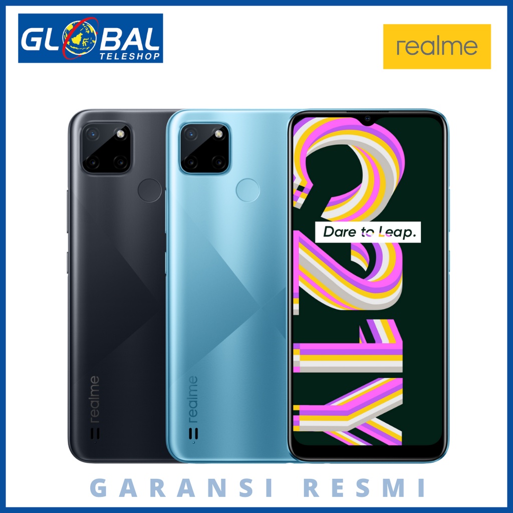 Jual Realme C21Y 3/32GB Smartphone Garansi Resmi | Shopee Indonesia