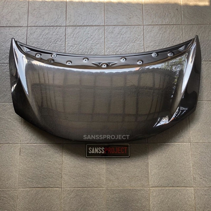 Kap Mesin Honda Jazz GK5 Carbon Kevlar