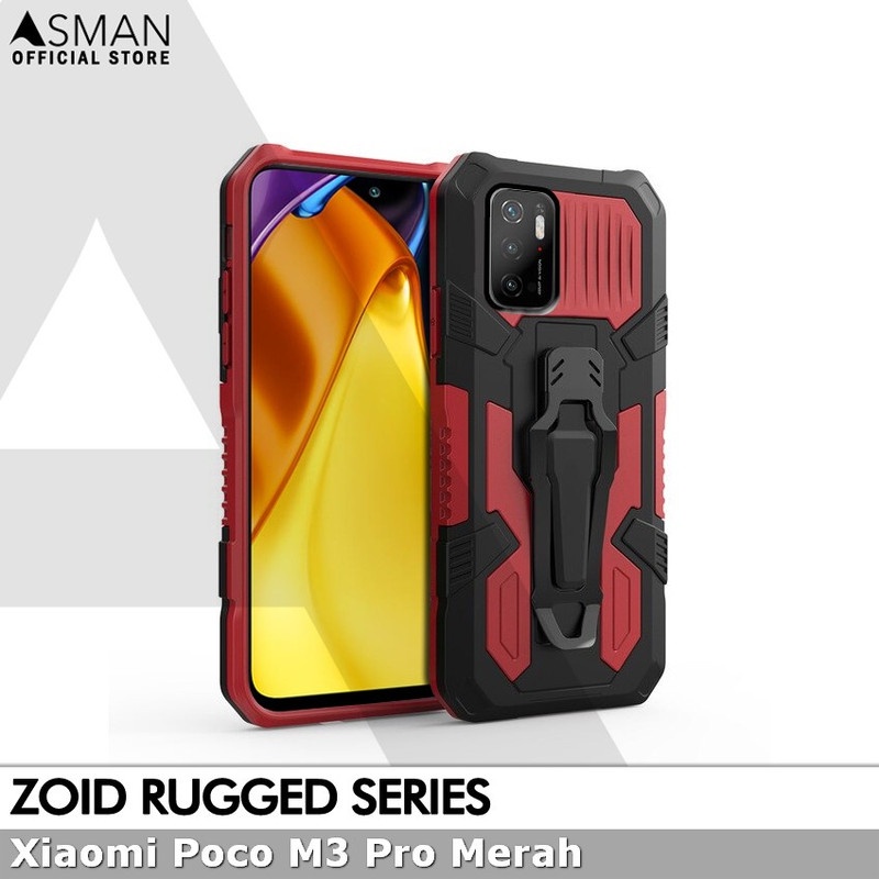 Asman Case Xiaomi Poco M3 Pro Zoid Ruged Armor Premium