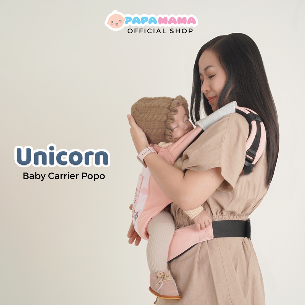 Papamama Popo Baby Carrier - Unicorn 7055