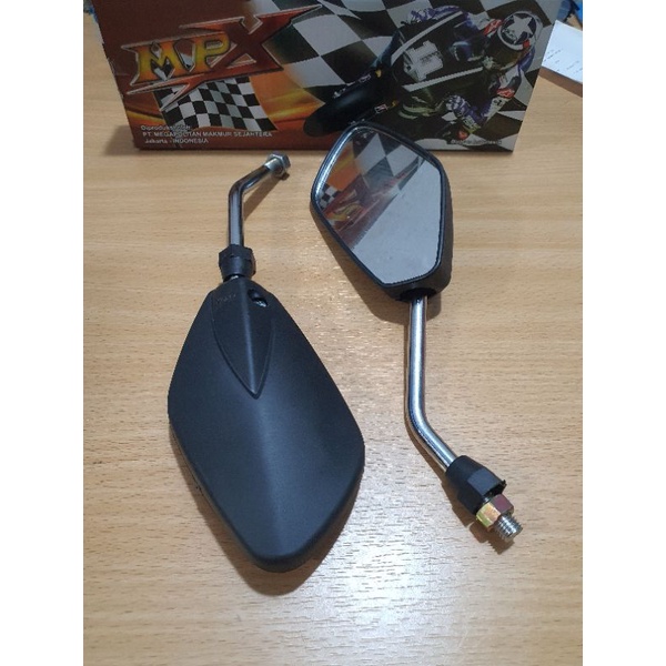 Spion Motor Shogun Sp Tangkai Crome motor Honda / Yamaha / Suzuki-1