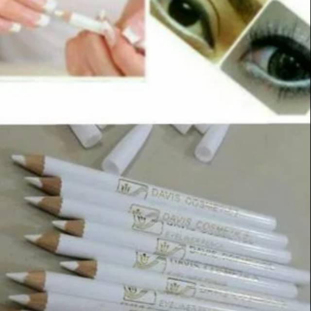 Davis Eyeliner Pensil Silver / Nail Silver Davis Original Aman  Best seller